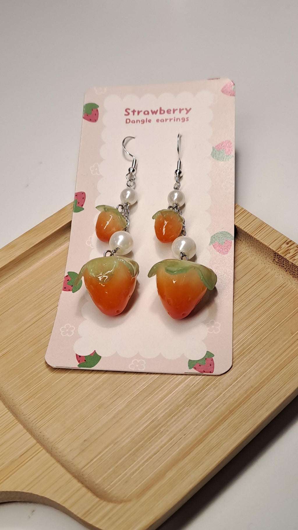 Strawberry Dangle Earrings