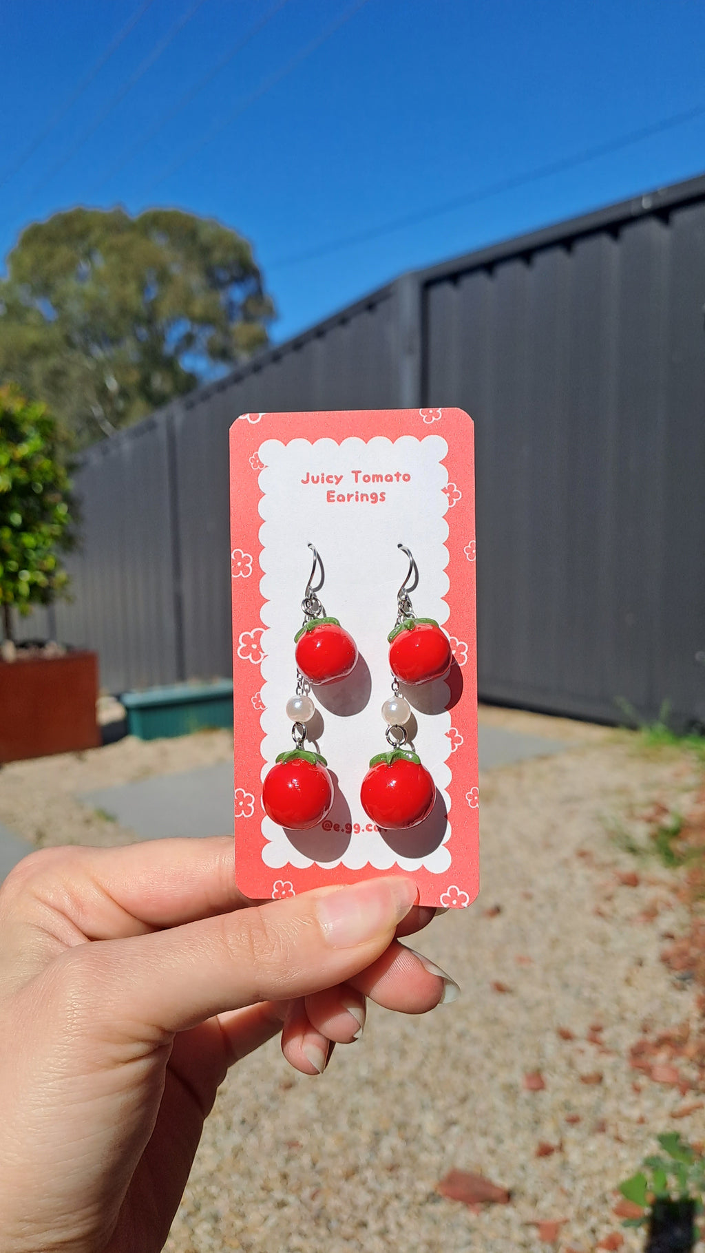 Juicy Tomato - Earrings