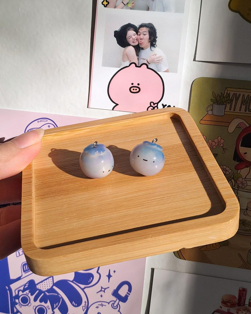 Tiny Blueberry - Phone charm