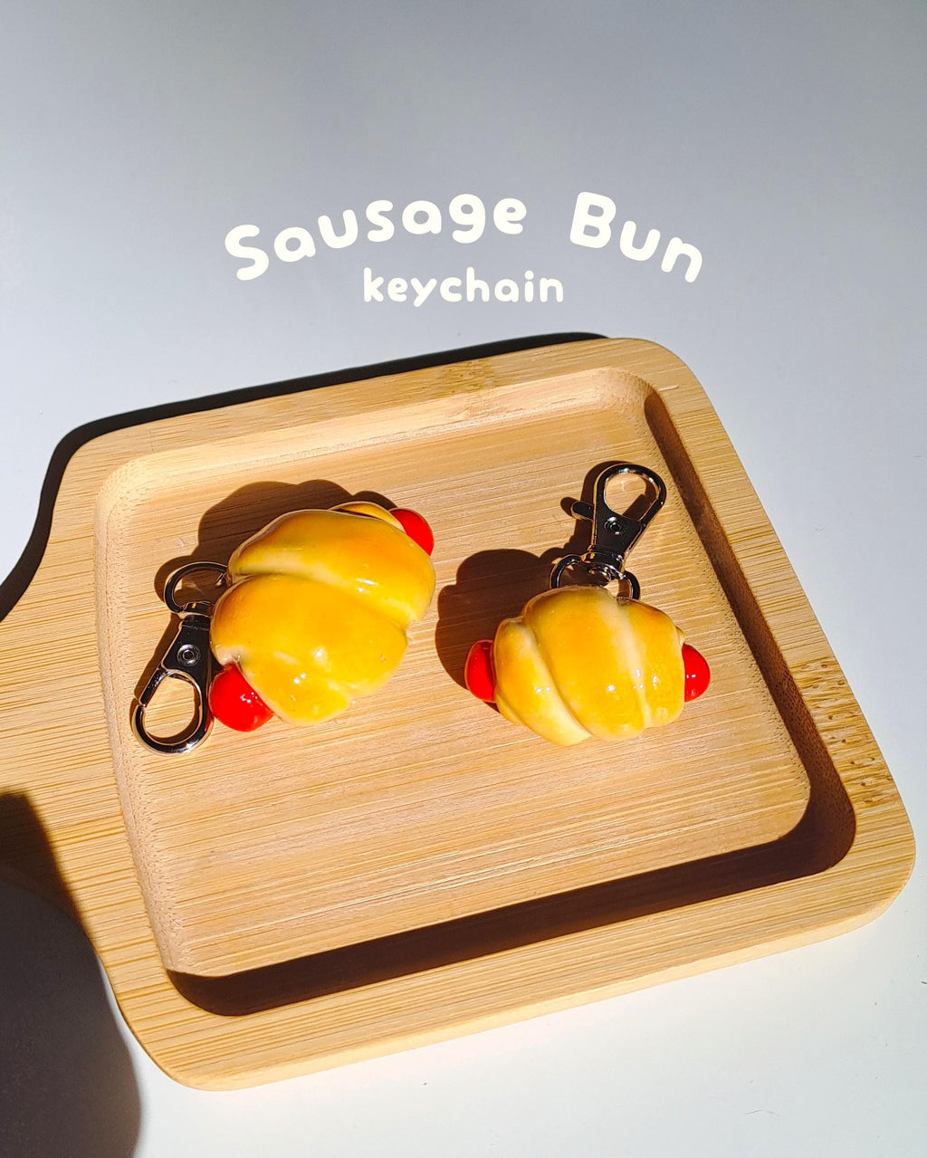Hong Kong Sausage Bun Food - Keychain