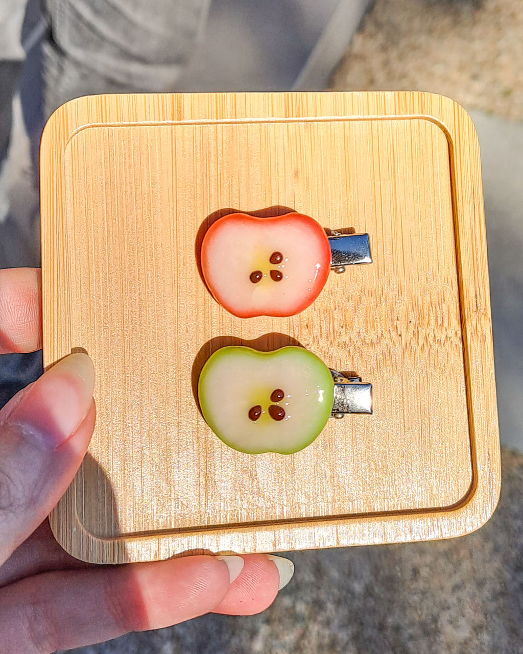 Jelly Apple - Hair Clips