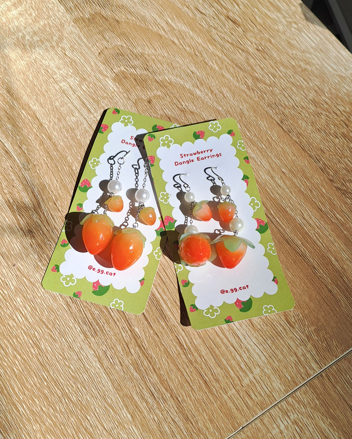 Strawberry Dangle Earrings