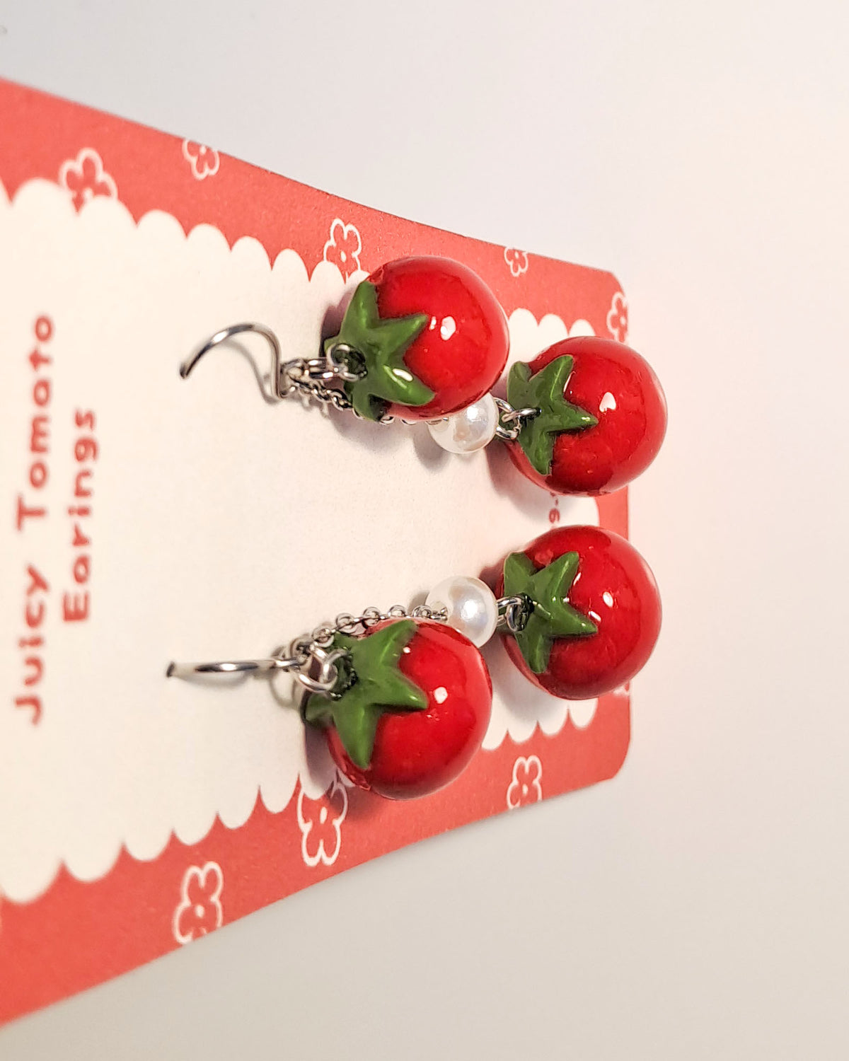 Juicy Tomato - Earrings