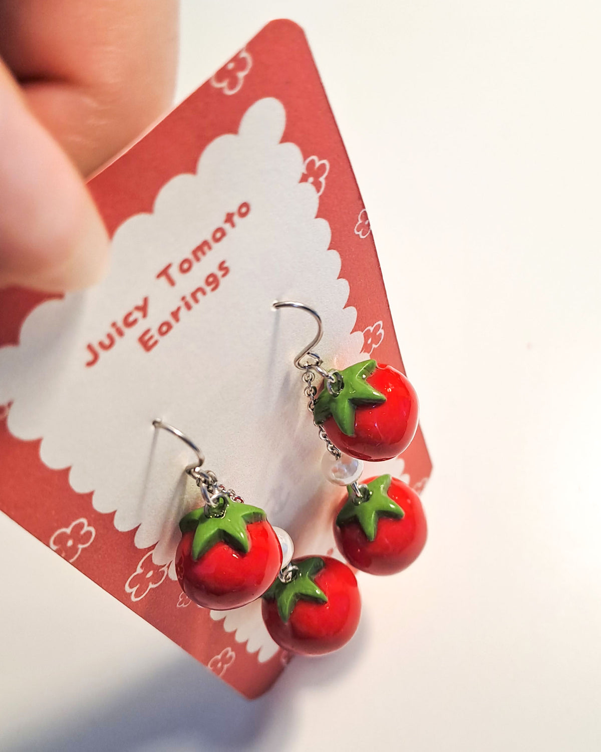 Juicy Tomato - Earrings