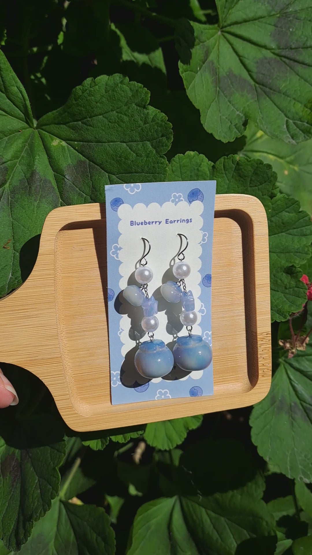 Blueberry Chunky - Earrings