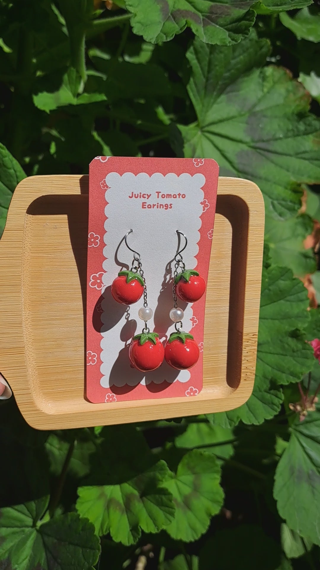 Juicy Tomato - Earrings